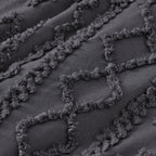 Tufted comforter detail, Dark Grey