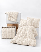 Tufted comforter detail, Ivory
